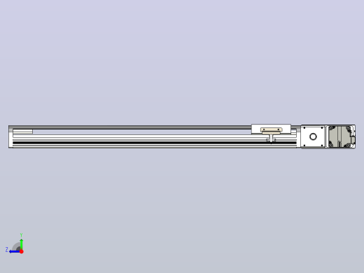 皮带直线轴半封闭可选导轨TPA-HNB-105D-90-L600-MR-C-P20-N3右视缩略图