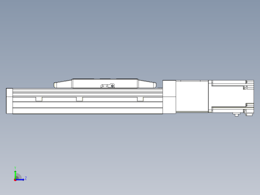 滚珠丝杠直线轴内置导轨TPA-GCR-170-2510C-L100-M-M75-N3左视缩略图