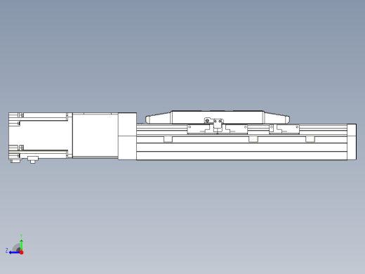 滚珠丝杠直线轴内置导轨TPA-GCR-170-2510C-L100-M-M75-N3右视缩略图