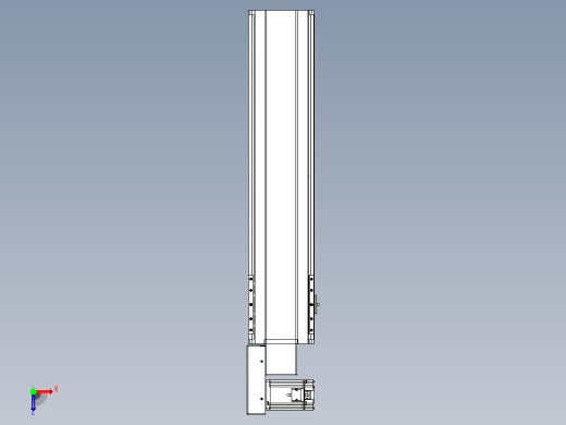 皮带直线轴半封闭可选导轨TPA-HNB-175D-140-L600-ML-Y-P75-N3俯视缩略图