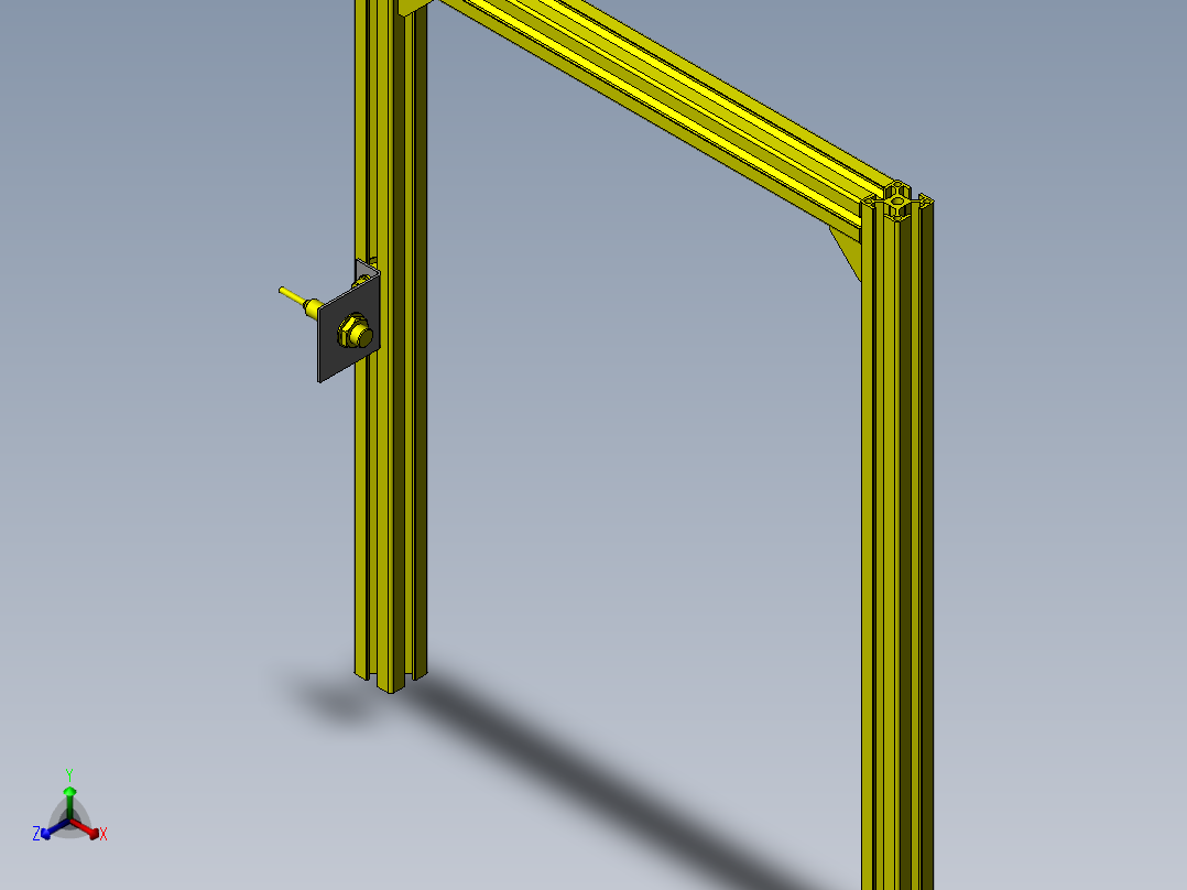 门帘式检测盖板