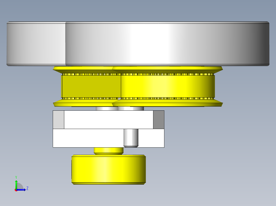 液体涂抹夹具左视图