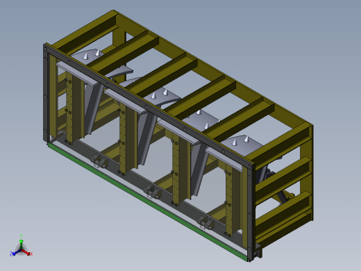 路障几(sw+cad+说明书)正等轴测缩略图