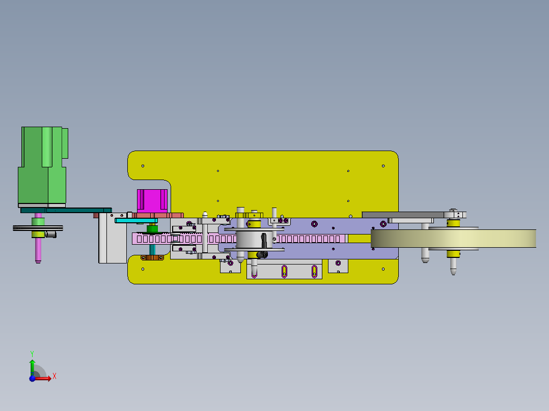料带自动上料机含bom sw17可编辑前视图