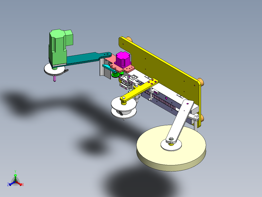 料带自动上料机含bom sw17可编辑正等轴测图