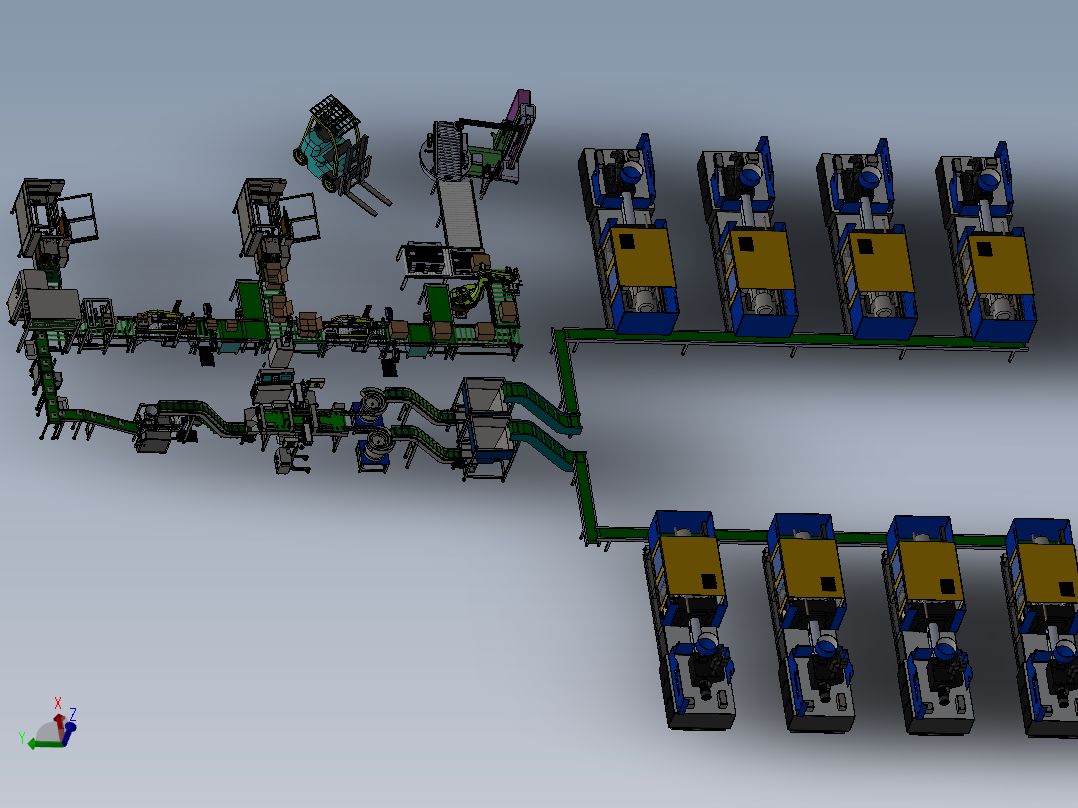 非标自动化塑料件产线sw18