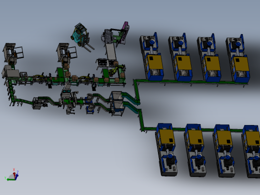 非标自动化塑料件产线sw18