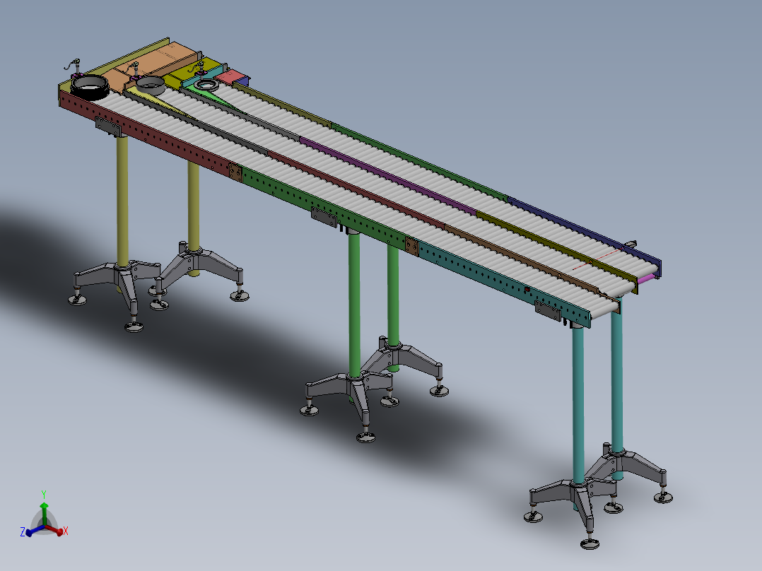 【G28】【STP】【转】输送滚筒线