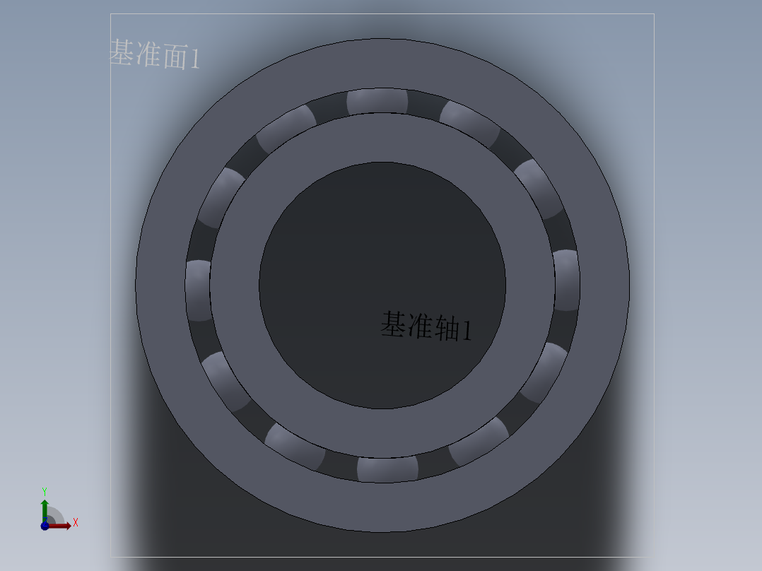 轴承80208前视图