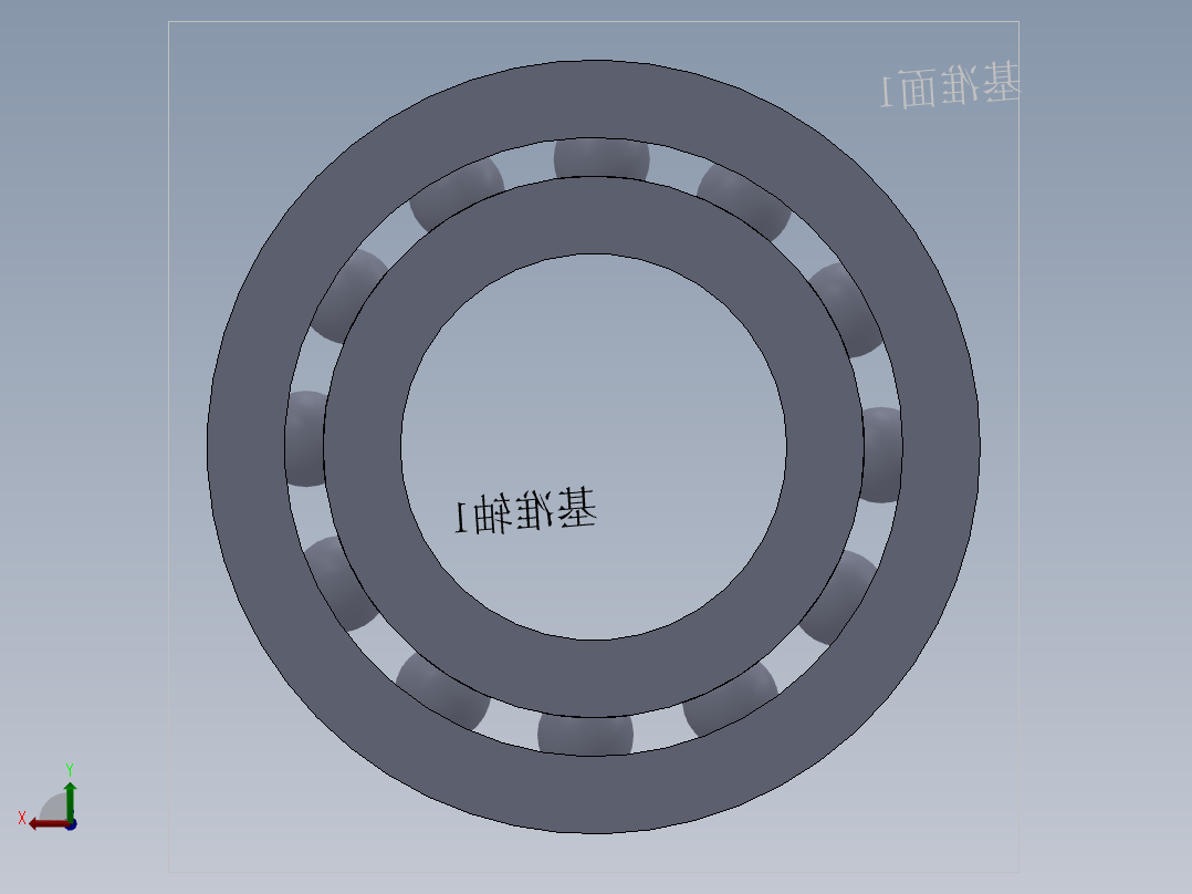 轴承80208后视图