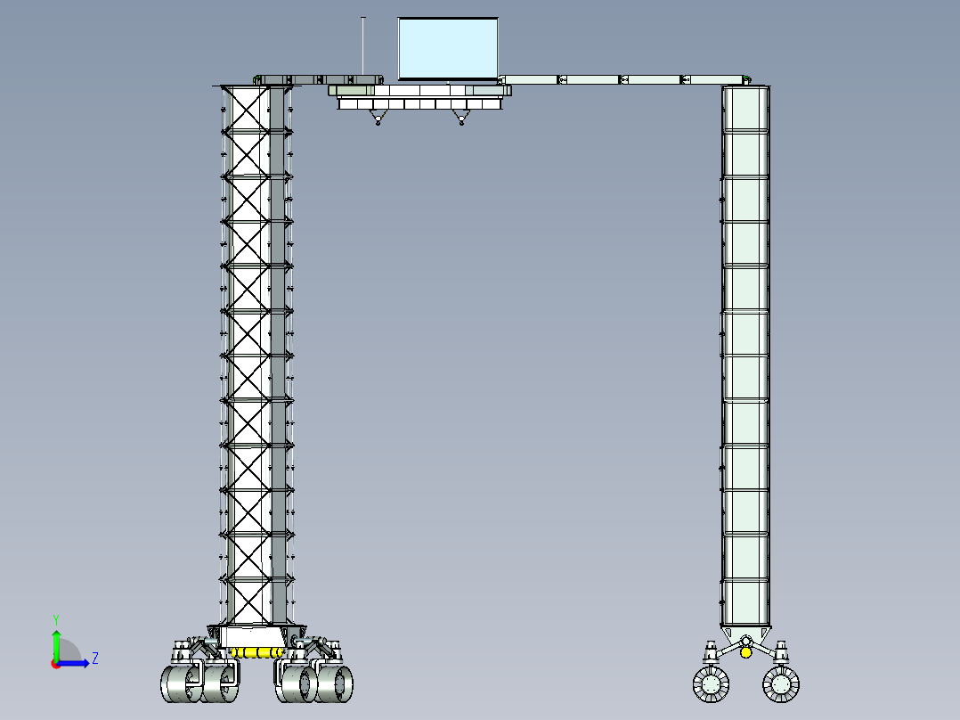 allgo-jag月球采矿运输车创新设计3D图纸 STP格式左视图