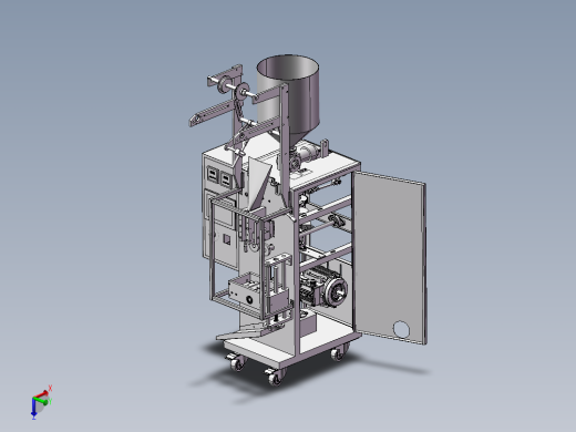 B04-包液灌装机模型3D图纸 STEP格式