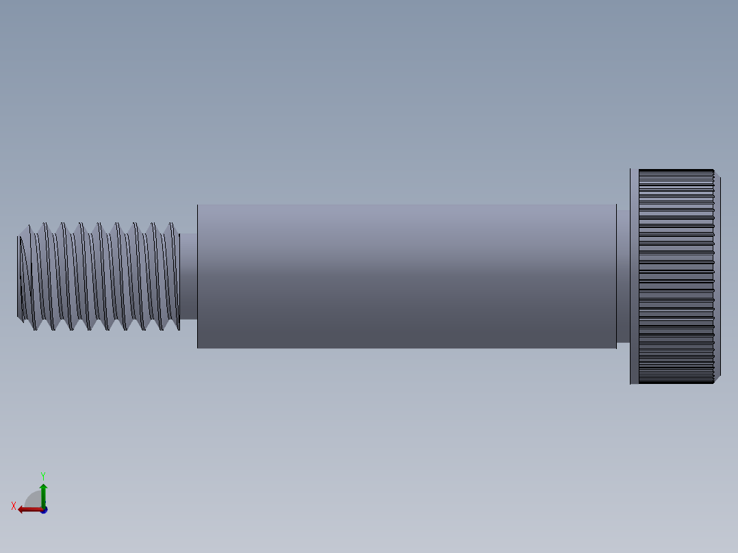内六角螺螺栓-SB 0.375-16 x 1.5.SLDPRT后视图