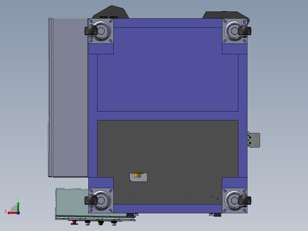 焊接机 设备后视图
