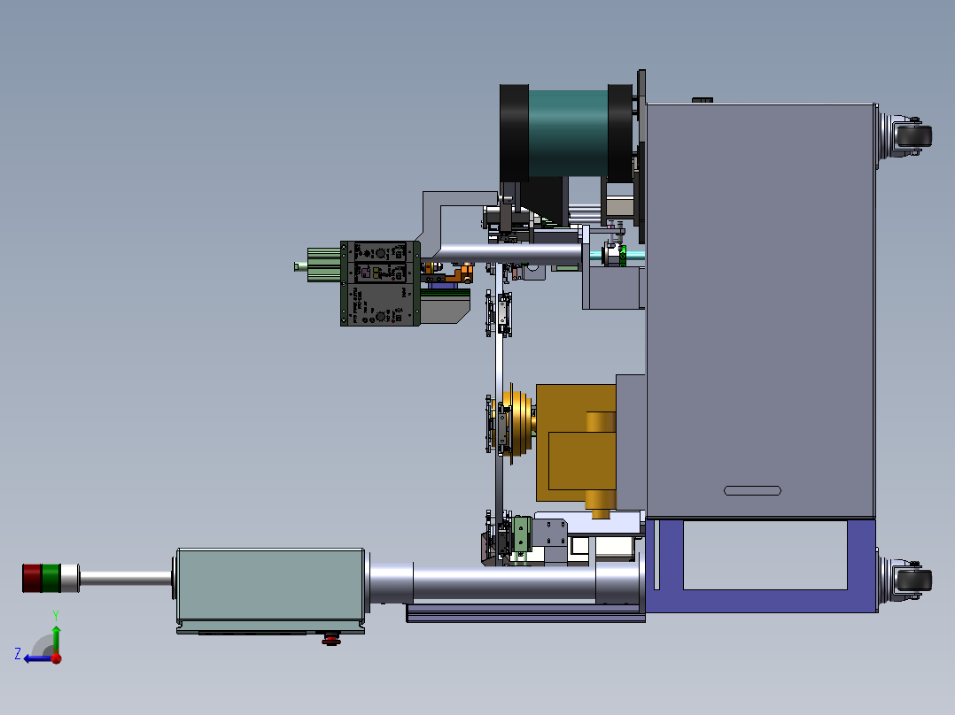 焊接机 设备右视图