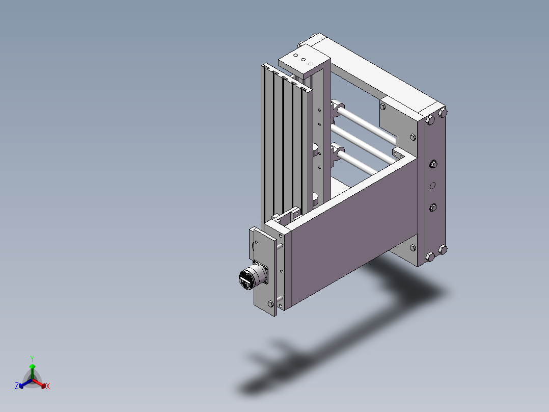 145数控机床正等轴测图