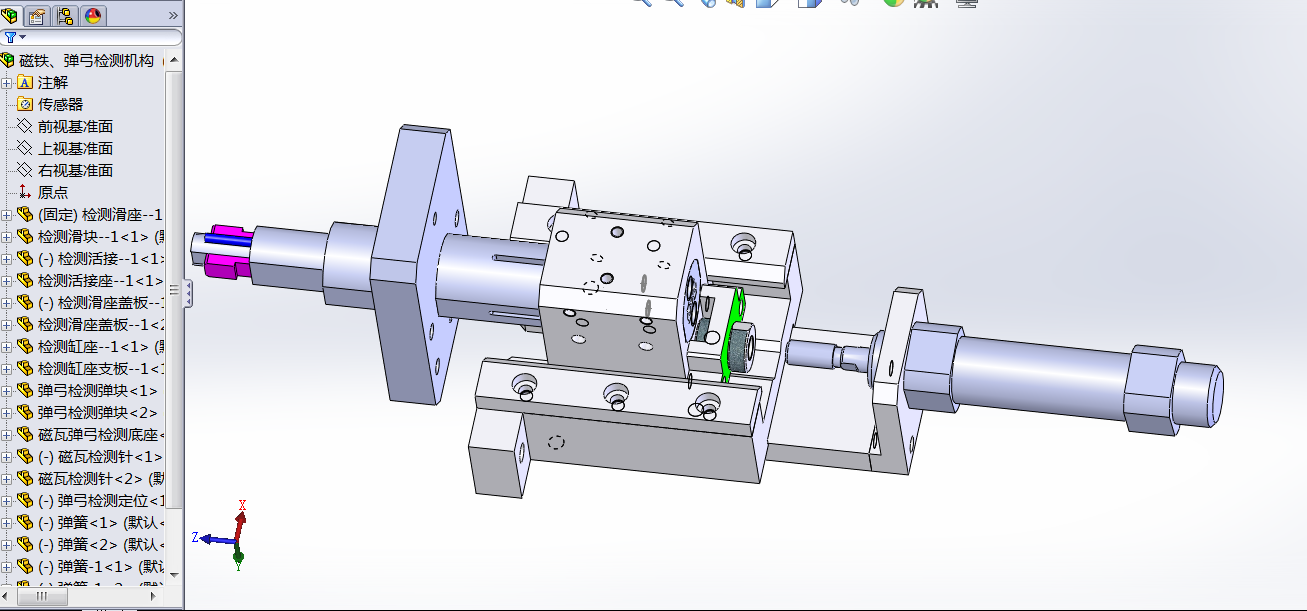 马达线圈入磁机