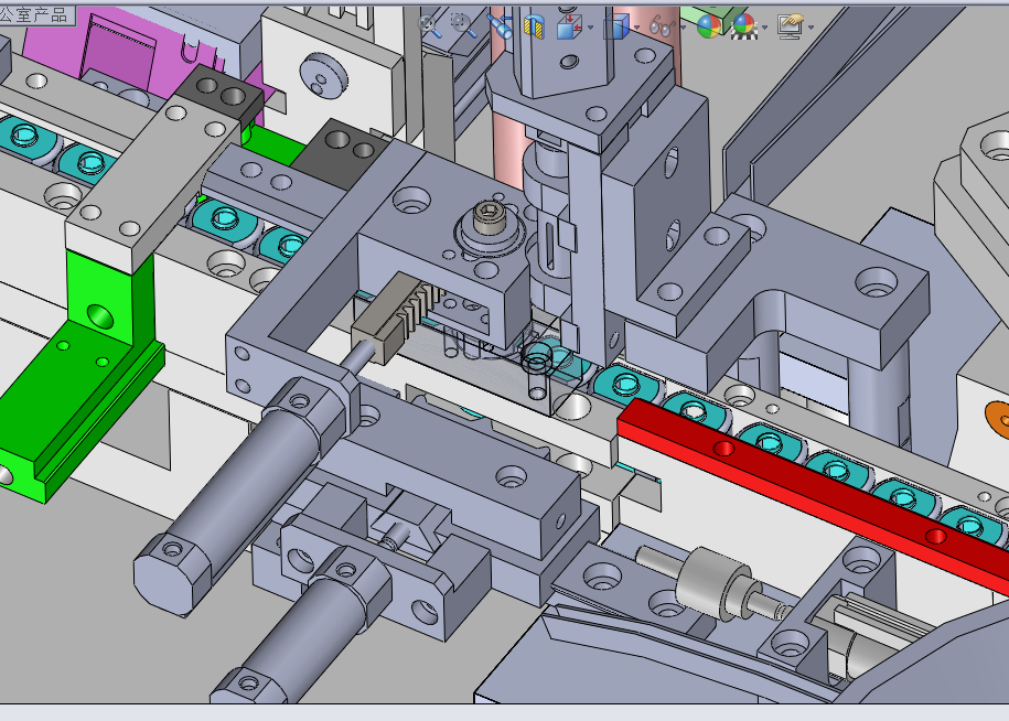 马达线圈入磁机