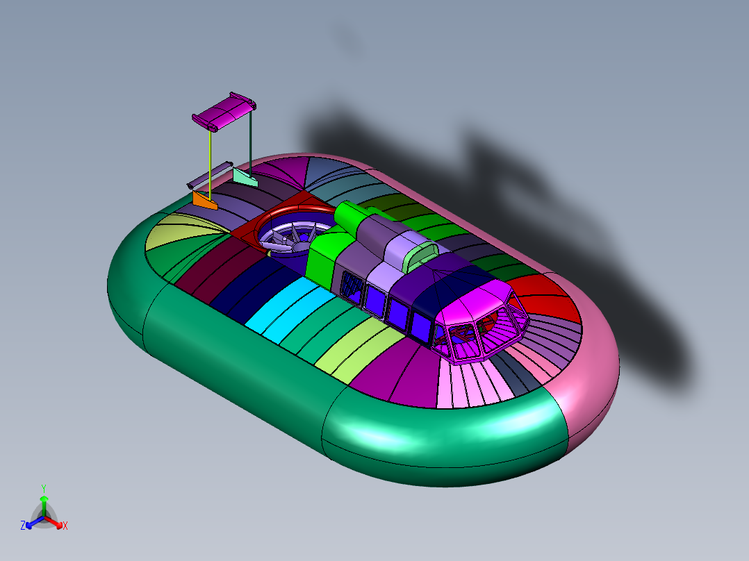 橡皮艇加厚气垫船