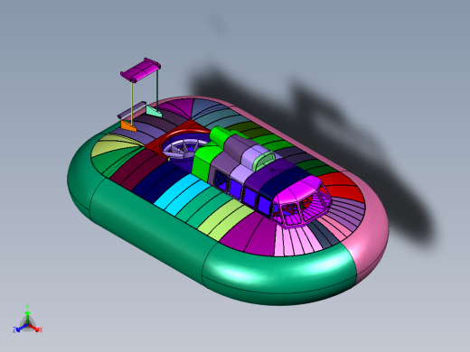 橡皮艇加厚气垫船