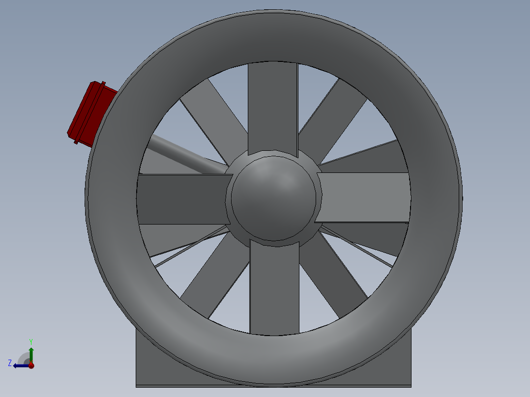 射流风机NSL系列12款主视图