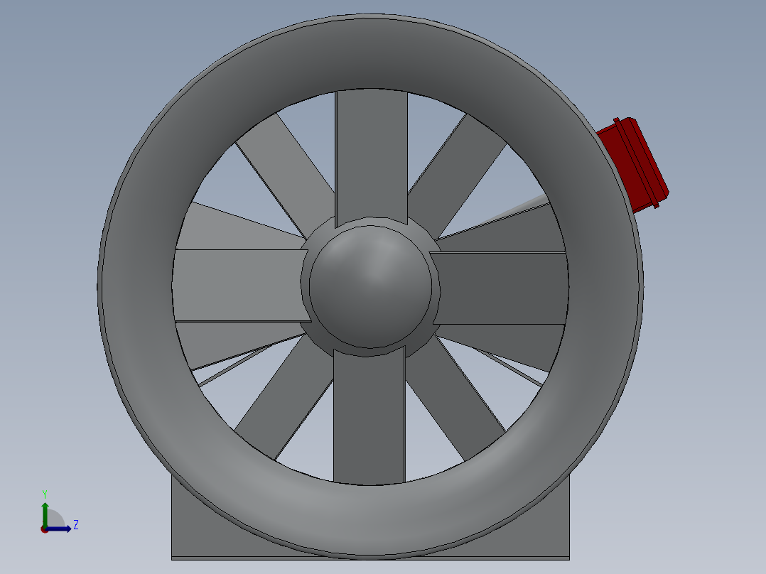 射流风机NSL系列12款前视图