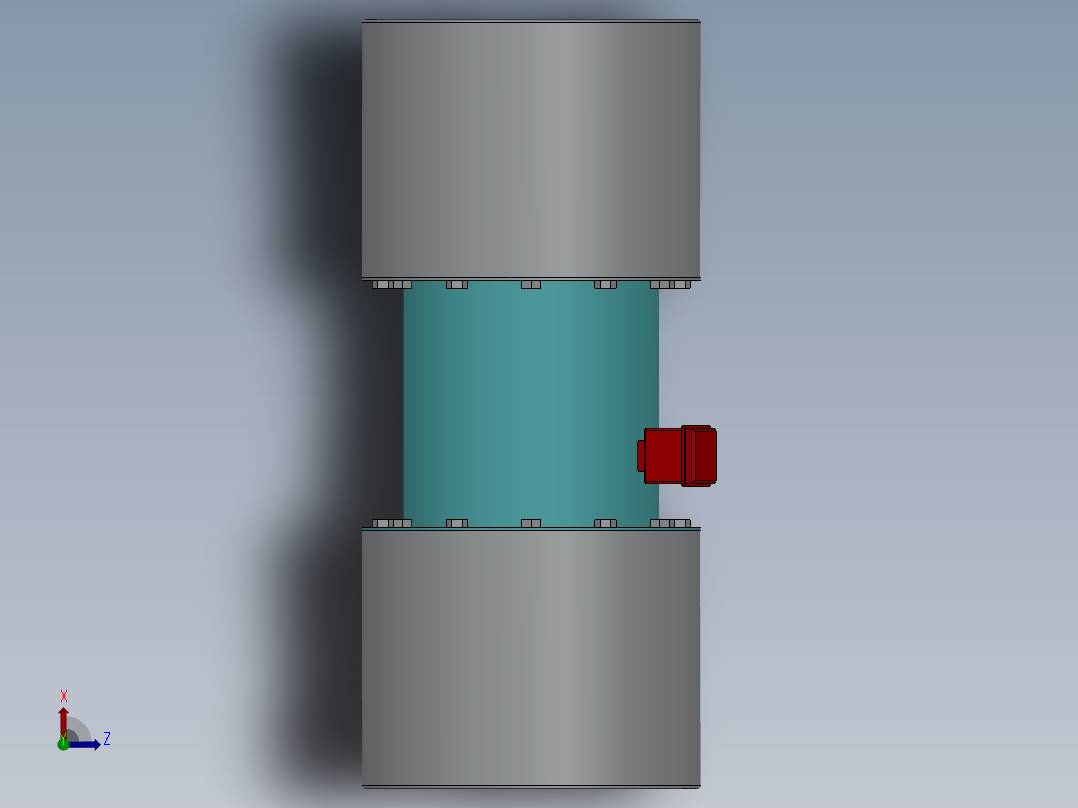 射流风机NSL系列12款俯视图