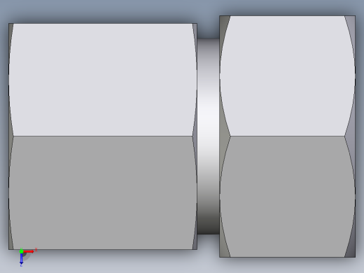 卡套式工业通用硬管接头EO_Swivel_connector_GAI18ZLM71俯视缩略图