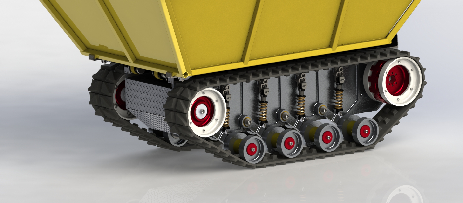 自动翻斗履带车