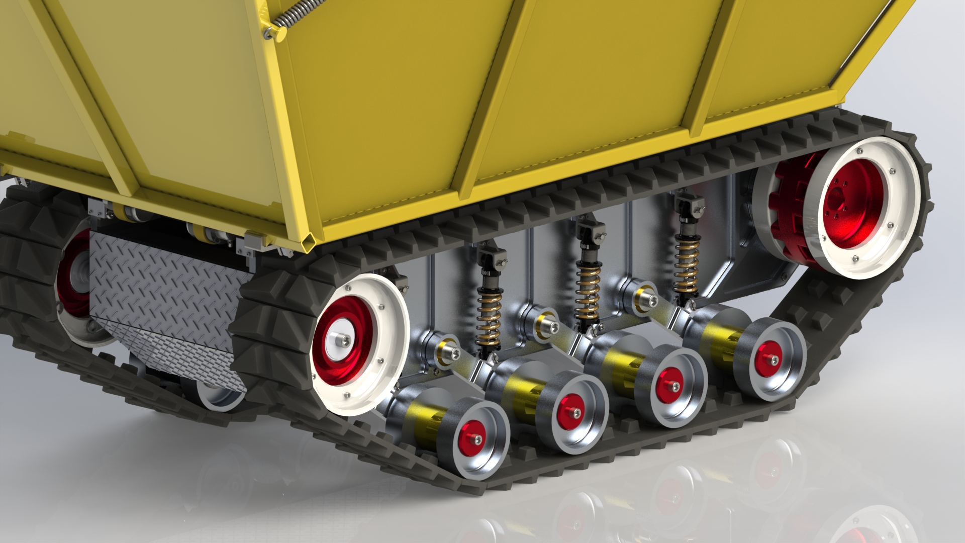 自动翻斗履带车