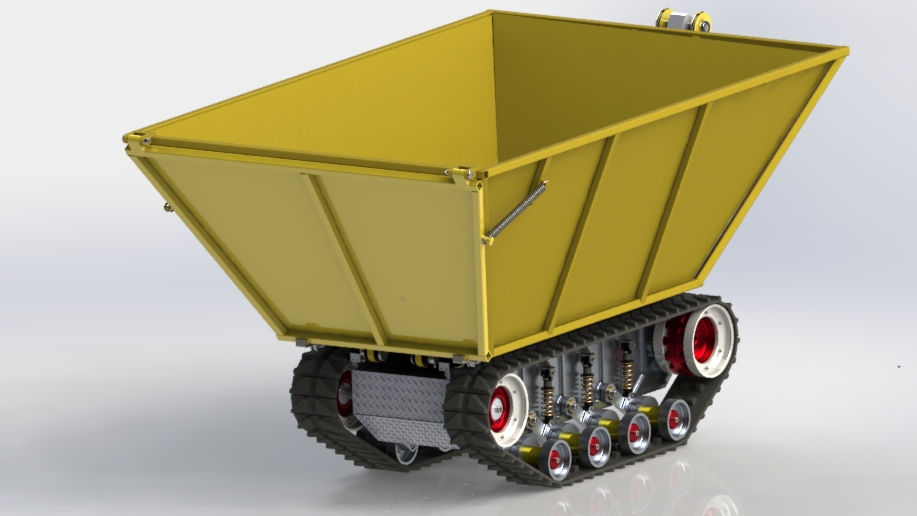 自动翻斗履带车