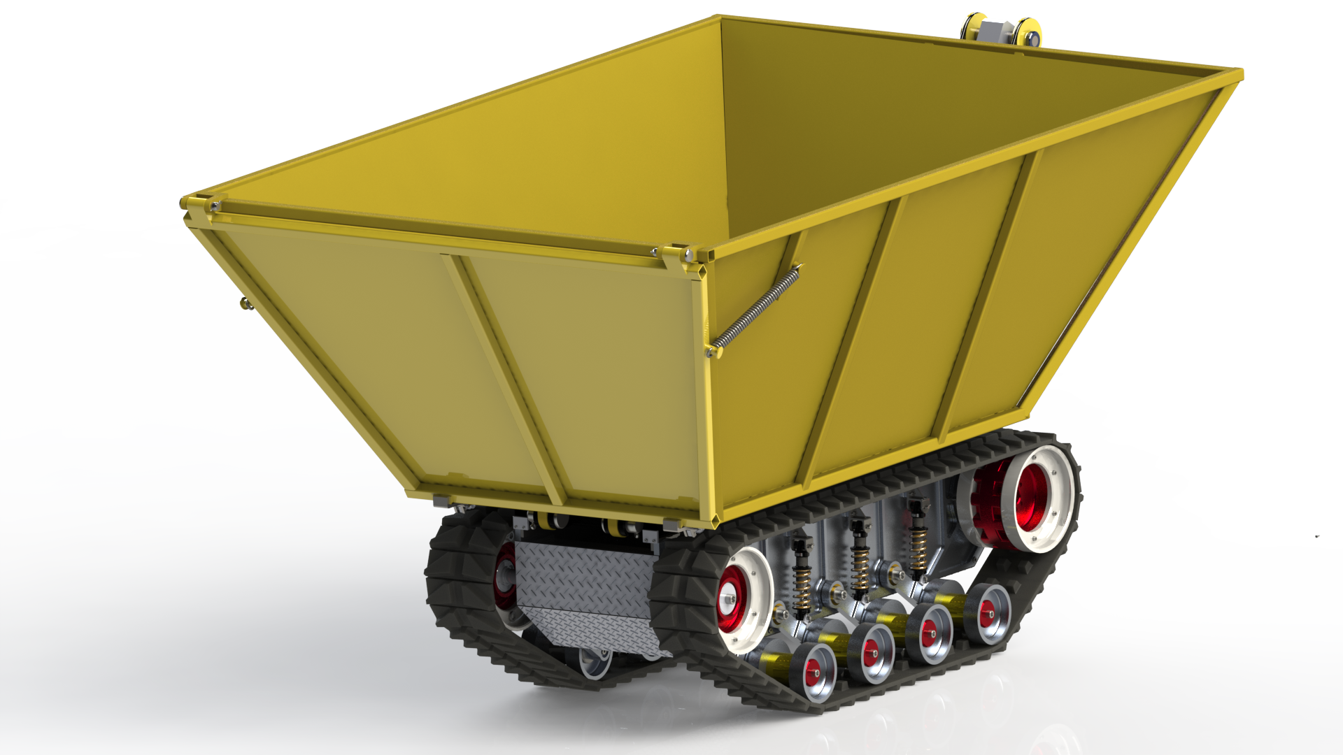 自动翻斗履带车