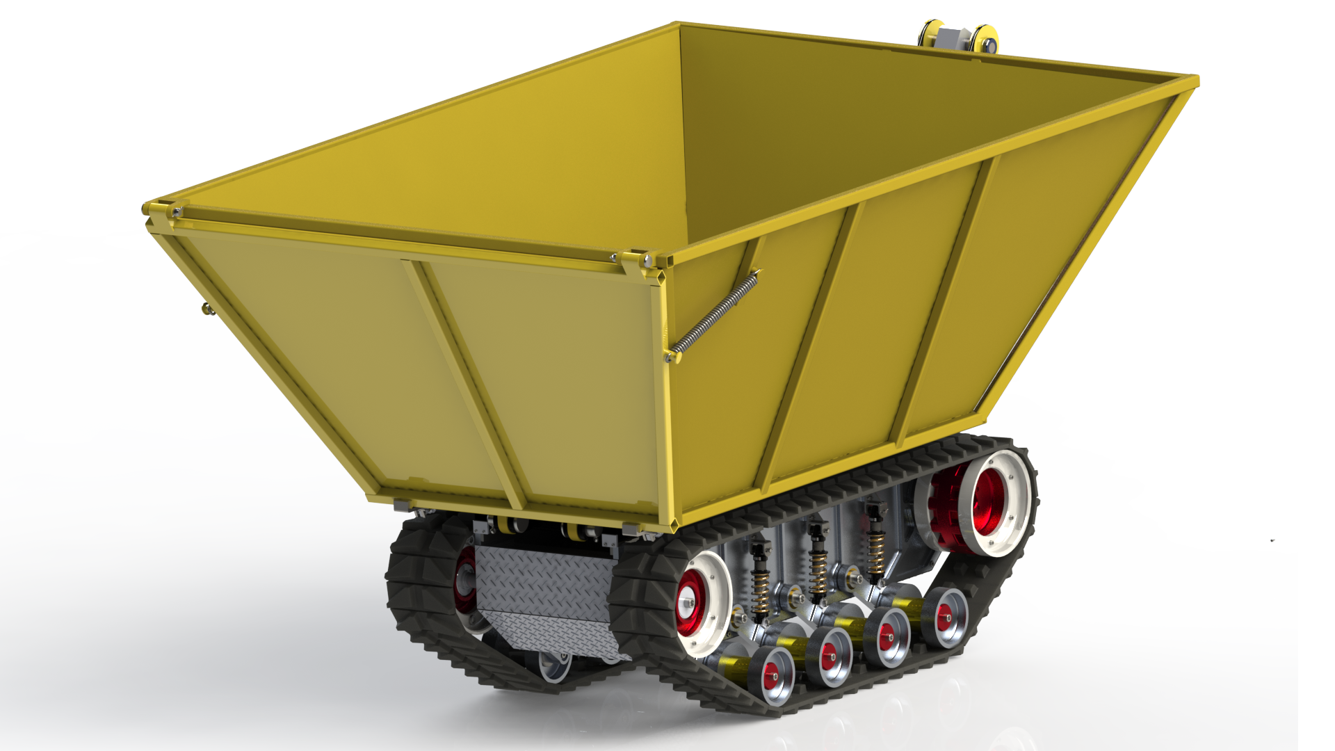 自动翻斗履带车