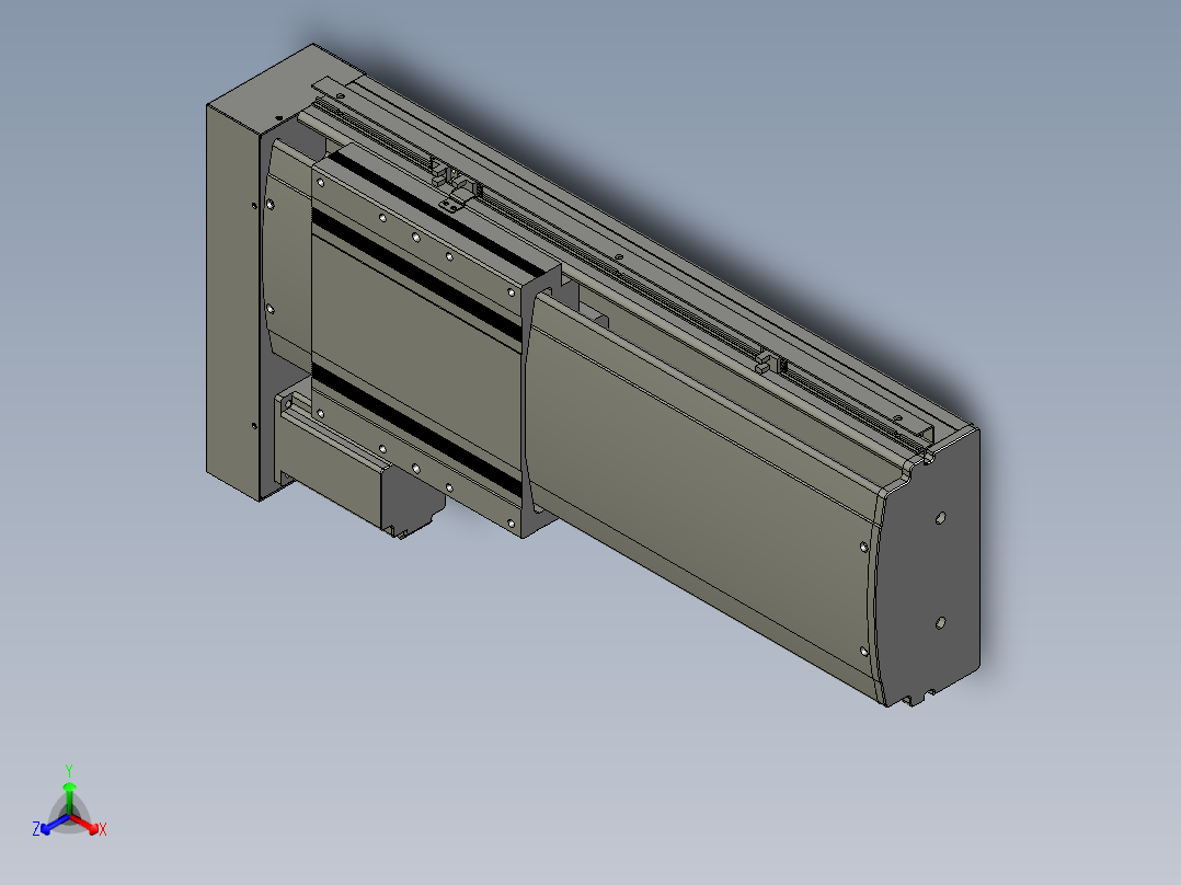 VF丝杆传动-一般环境VF22-S300-BL主视图