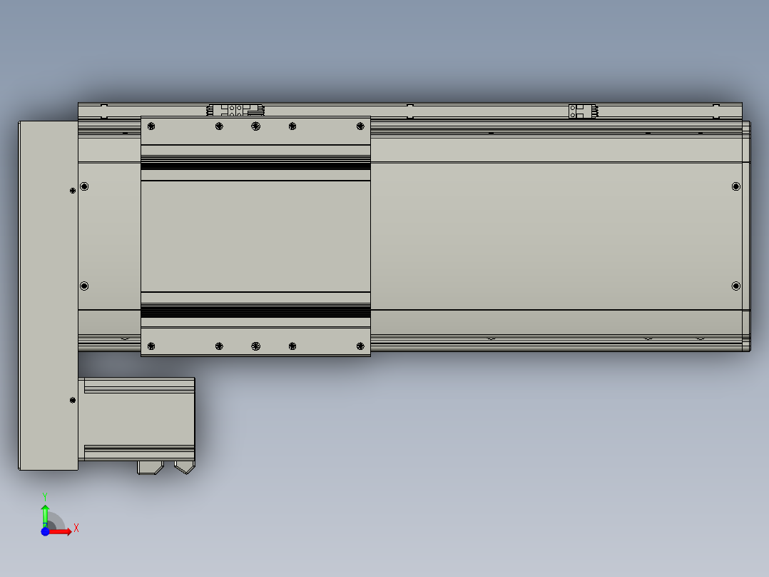 VF丝杆传动-一般环境VF22-S300-BL前视图