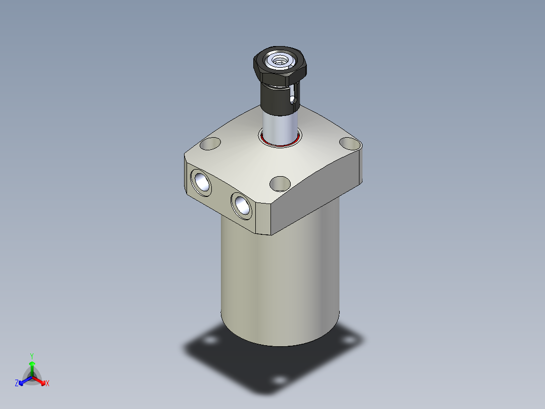 KOSMEKWHE1600-2SRD多系列多零件图纸模型主视图