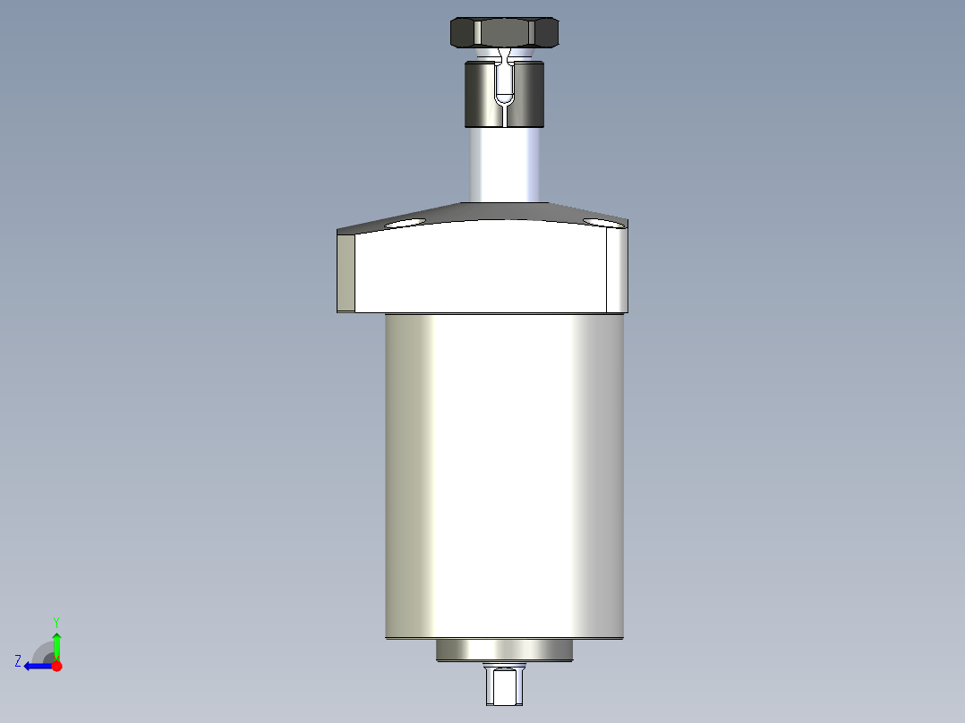 KOSMEKWHE1600-2SRD多系列多零件图纸模型右视图