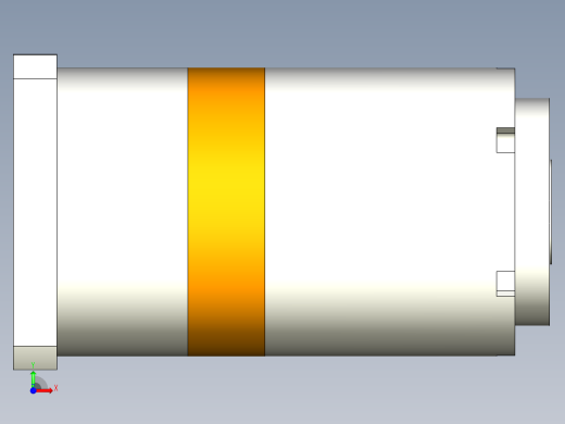直齿孔PLE160-L3 35-114.3-200-M12.stp前视缩略图