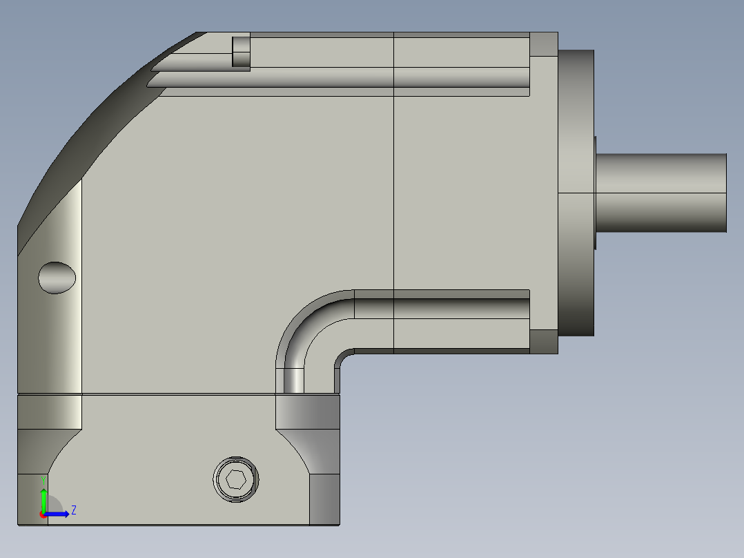 斜齿ZPGH090-L1 14-73-98.43-M6.STEP左视图
