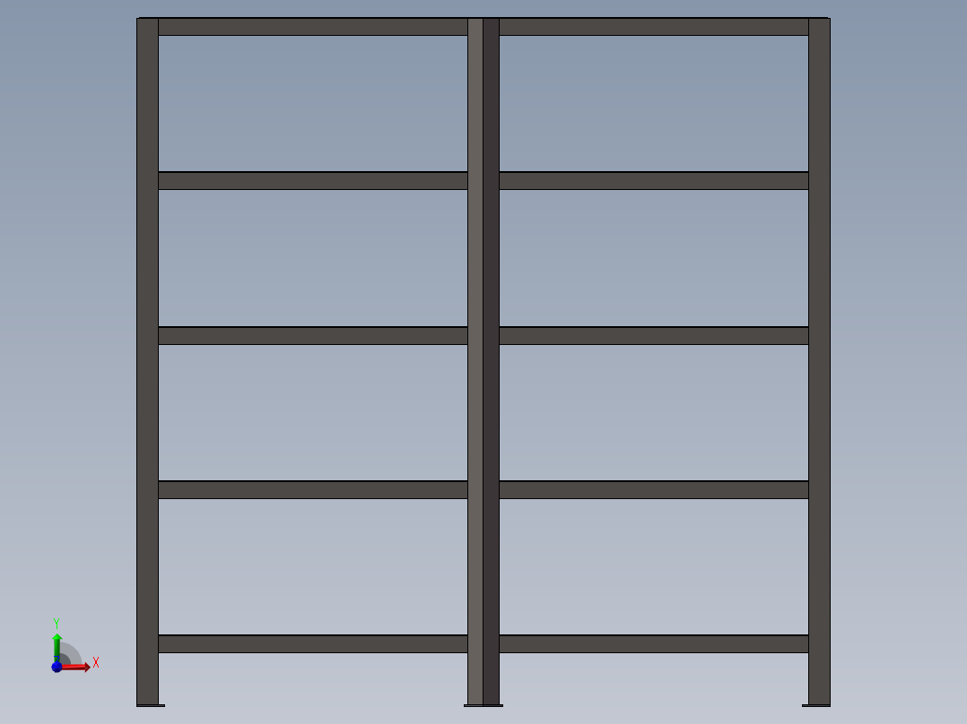 模具架子前视图