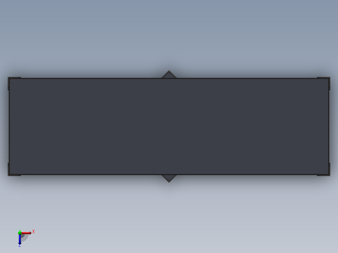 模具架子俯视图