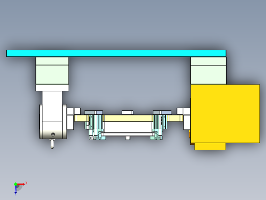 X1008-笔记本CNC工装夹具三维模型CNC2俯视缩略图