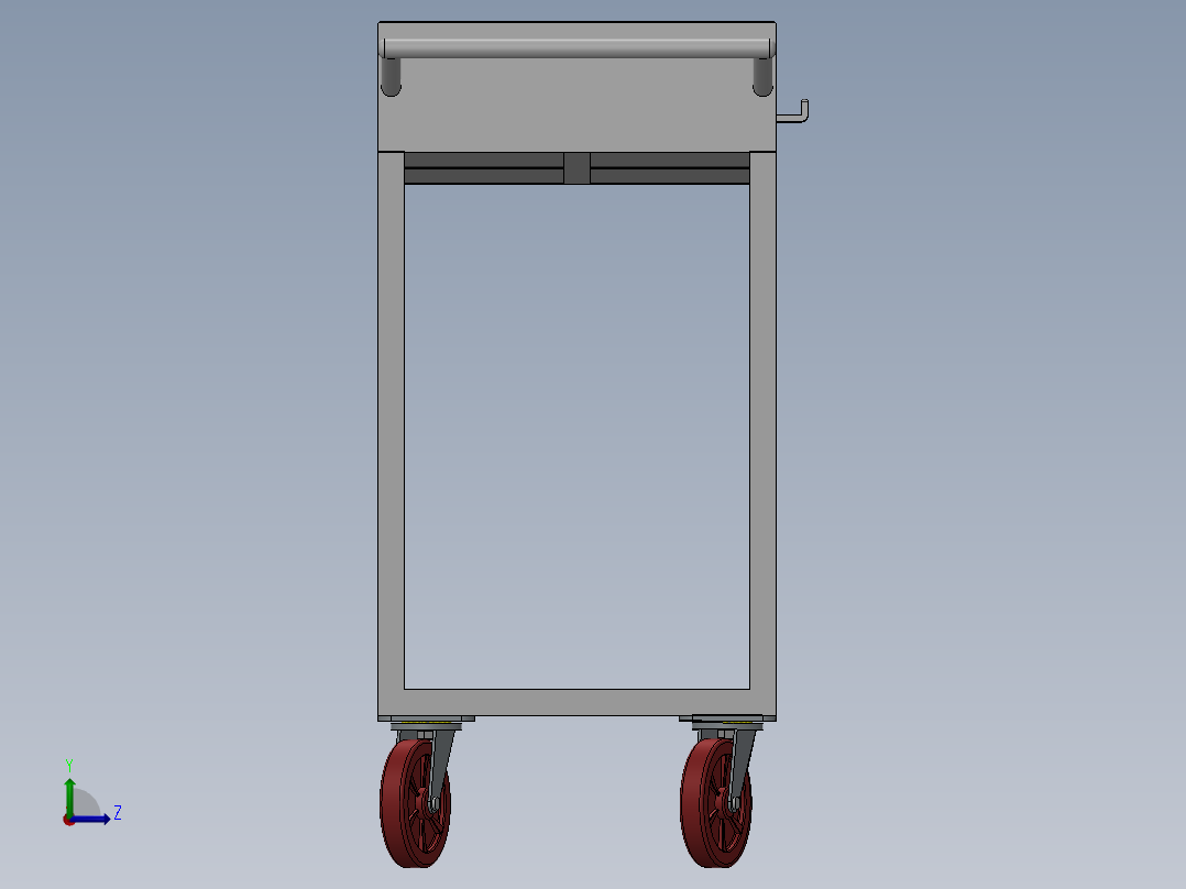 工具推车左视图