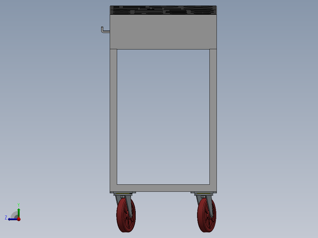 工具推车右视图