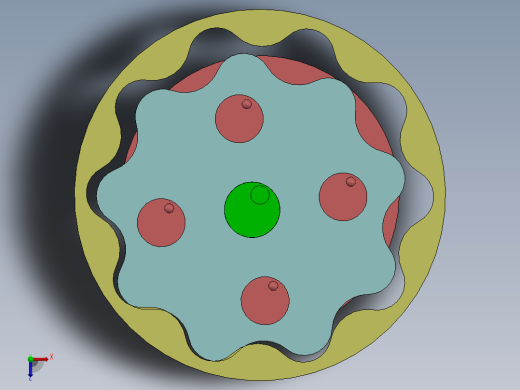 摆线减速器、摆线针轮减速器、减速器(35)俯视缩略图