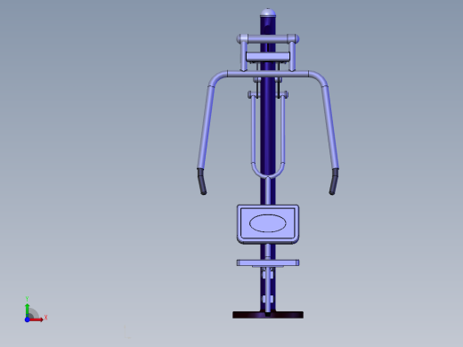运动健身器材前视缩略图