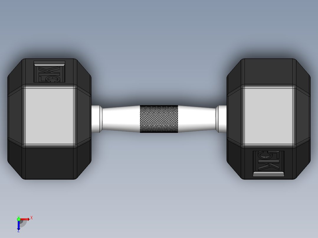 健身器材(23)俯视图