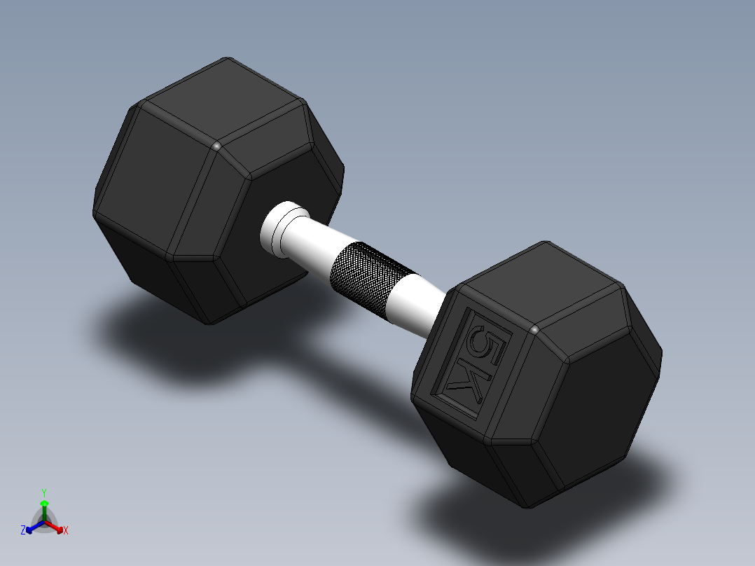 健身器材(23)正等轴测图