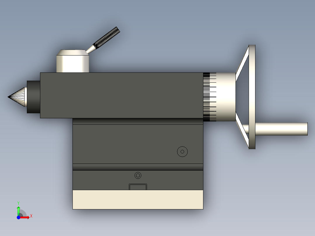 B2005141-车床尾座前视图