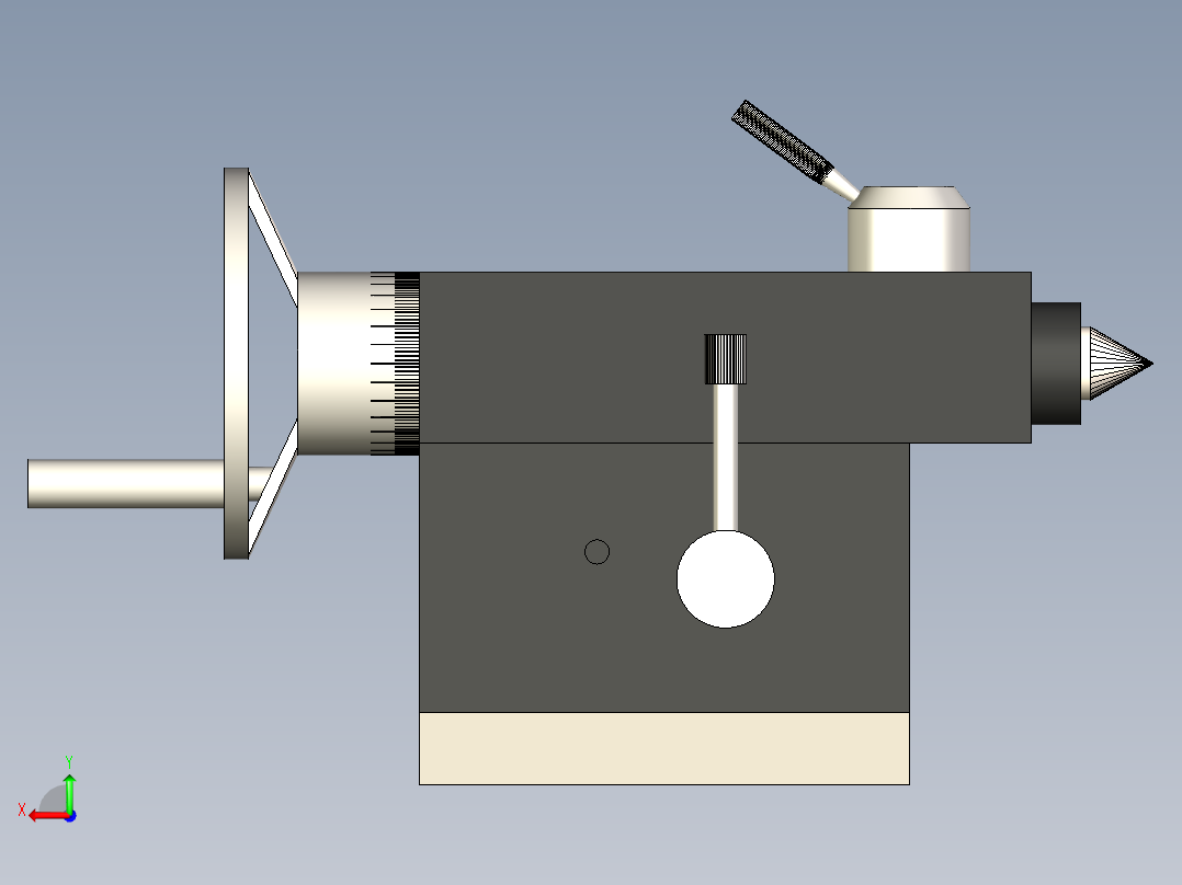 B2005141-车床尾座后视图